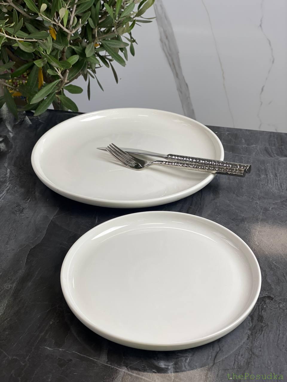 Набір 2 тарілки "Сноу" на 1 персону 20 см, 26 см Зображення 3 – thePosudka Набір 2 тарілки "Сноу" на 1 персону 20 см, 26 см - Зображення 3
