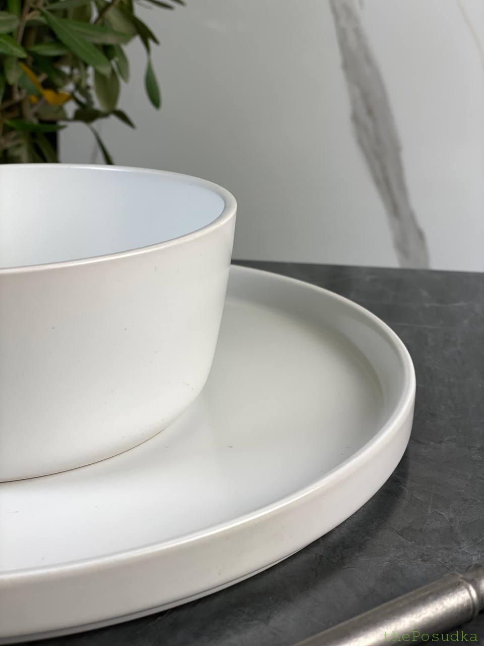 Набір 2 тарілки на 1 персону "Саіда", біла Зображення 5 – thePosudka Набір 2 тарілки на 1 персону "Саіда", біла - Зображення 5