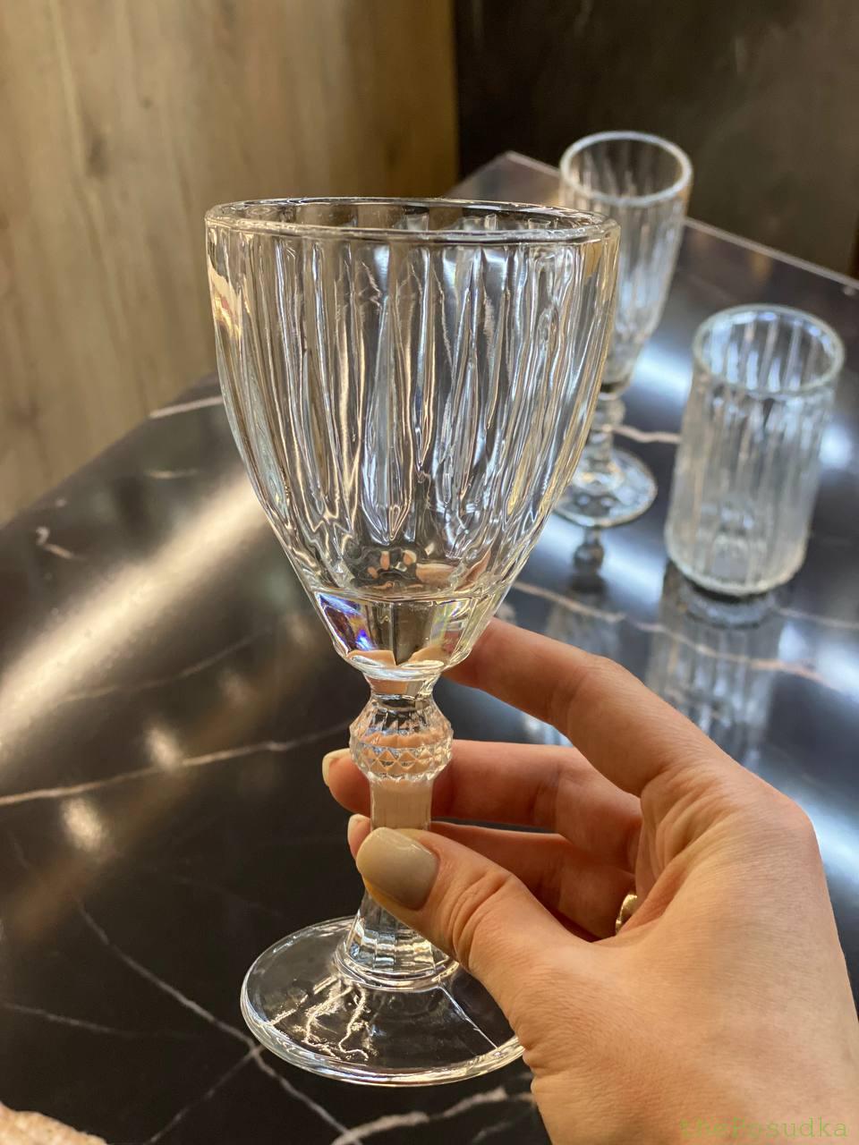 Набір 6 Бокалів для Білого Вина "Маркіза" 200 мл / 250 мл Зображення 1 – thePosudka Набір 6 Бокалів для Білого Вина "Маркіза" 200 мл / 250 мл