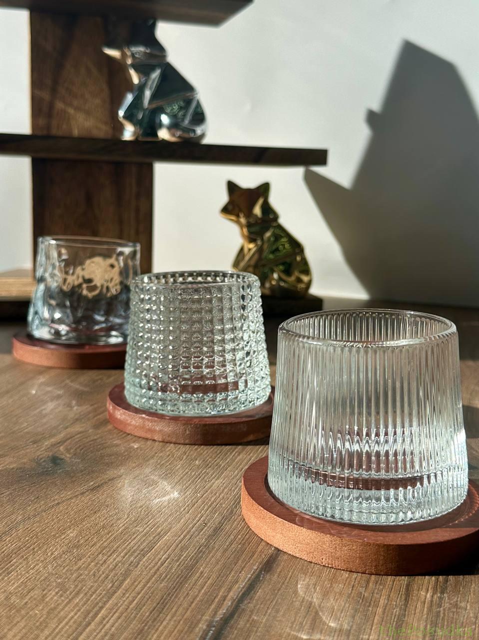 Набір 6 Склянок-дзиґа для Віскі "Страйп-мідл" 170 мл Зображення 3 – thePosudka Набір 6 Склянок-дзиґа для Віскі "Страйп-мідл" 170 мл - Зображення 3