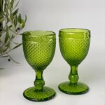 Набір 6 Келихів "Амбер" 150 мл Салатовий