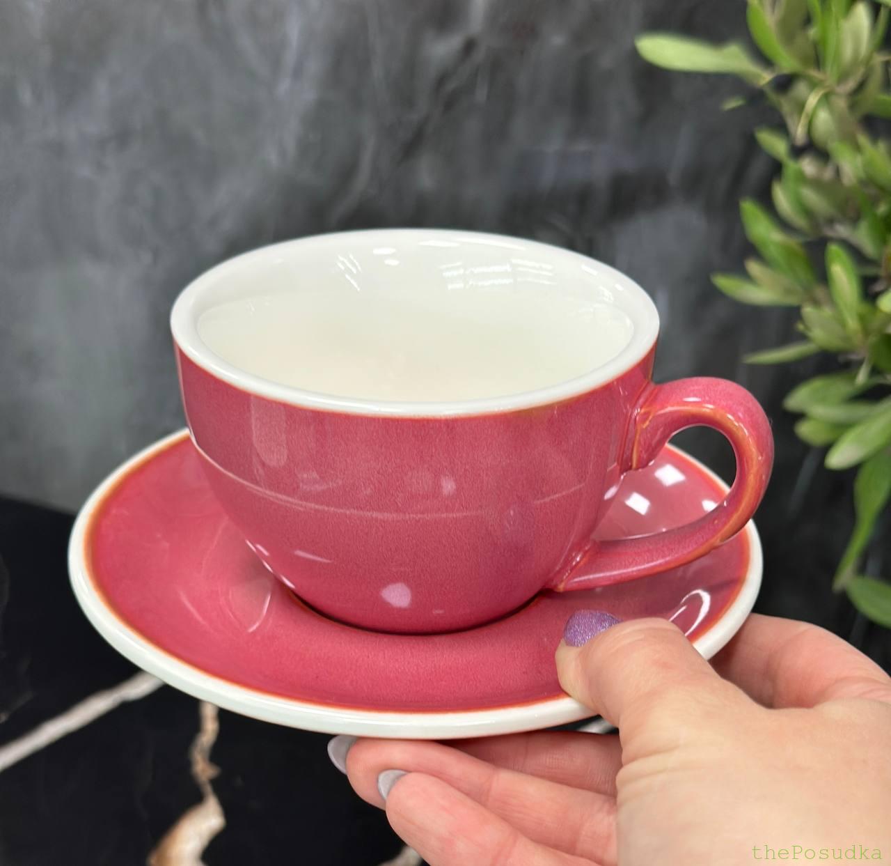 Набір 6 Чашок з Блюдцями "Гра Сонця в Рожеве" Зображення 2 – thePosudka Набір 6 Чашок з Блюдцями "Гра Сонця в Рожеве" - Зображення 2