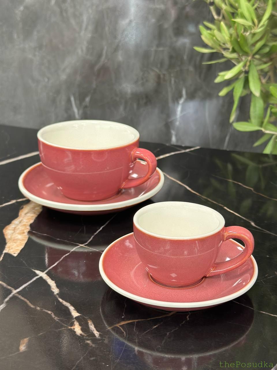 Набір 6 Чашок з Блюдцями "Гра Сонця в Рожеве" Зображення 3 – thePosudka Набір 6 Чашок з Блюдцями "Гра Сонця в Рожеве" - Зображення 3