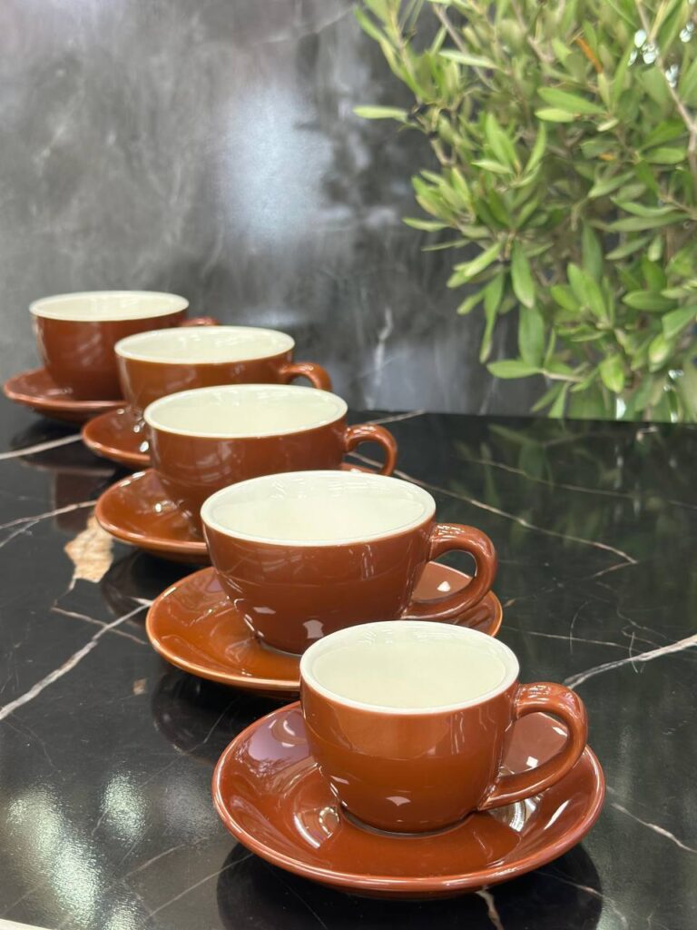 Набір 6 Чашок з Блюдцями "Браун Саммер" Зображення 32 – thePosudka Набір 6 Чашок з Блюдцями "Браун Саммер" Зображення 31 – thePosudka