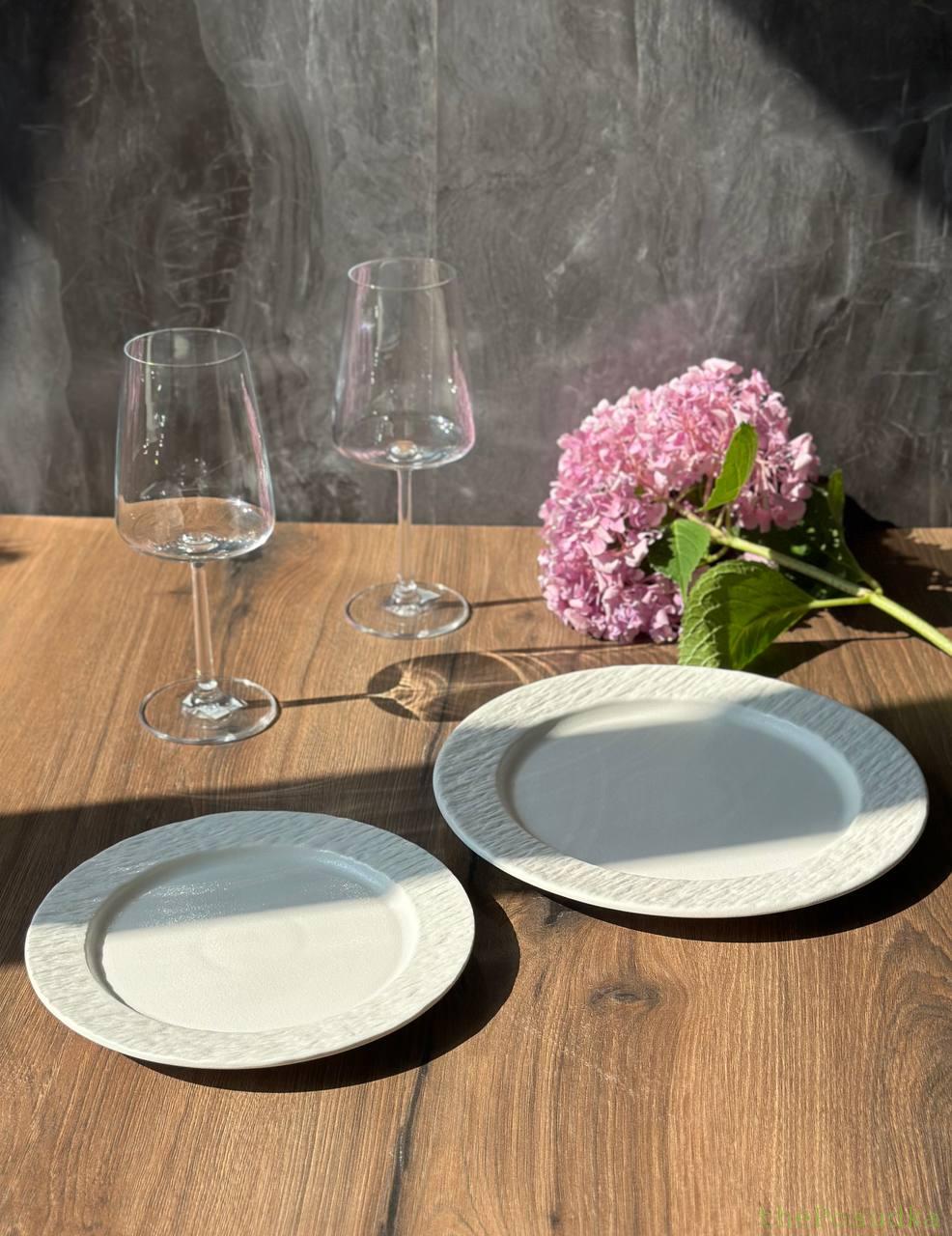 Тарілка обідня "Білий обеліск", 26,5 см Зображення 1 – thePosudka Тарілка обідня "Білий обеліск", 26,5 см