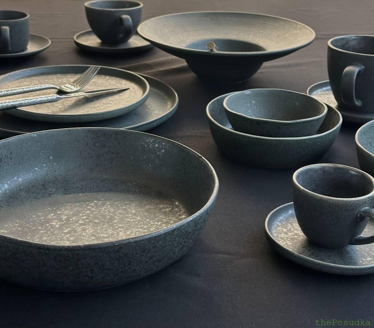 Набір тарілок на 4 персони "Шайні- дот" (12 предметів) Зображення 11 – thePosudka Набір тарілок на 4 персони "Шайні- дот" (12 предметів) - Зображення 11