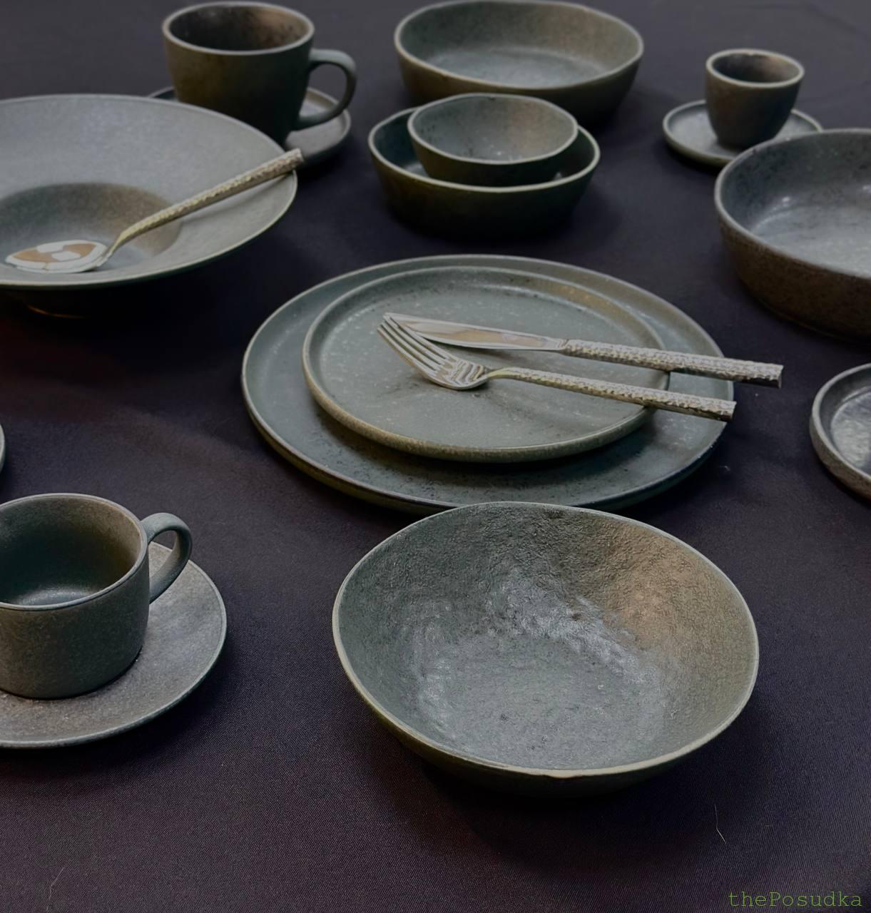 Набір тарілок на 6 персон "Шайні- дот" (18 предметів) Зображення 2 – thePosudka Набір тарілок на 6 персон "Шайні- дот" (18 предметів) - Зображення 2