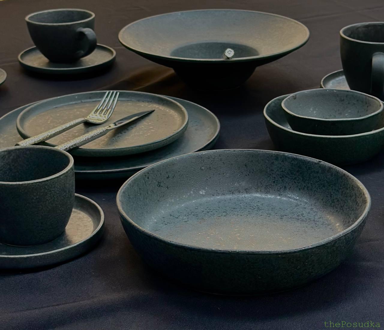 Набір тарілок на 6 персон "Шайні- дот" (18 предметів) Зображення 6 – thePosudka Набір тарілок на 6 персон "Шайні- дот" (18 предметів) - Зображення 6