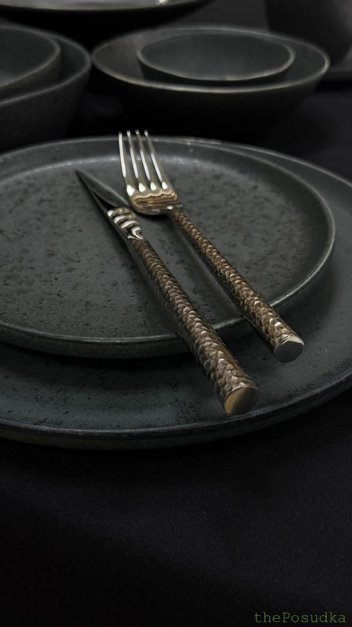 Набір тарілок на 4 персони "Шайні- дот" (12 предметів) Зображення 6 – thePosudka Набір тарілок на 4 персони "Шайні- дот" (12 предметів) - Зображення 6