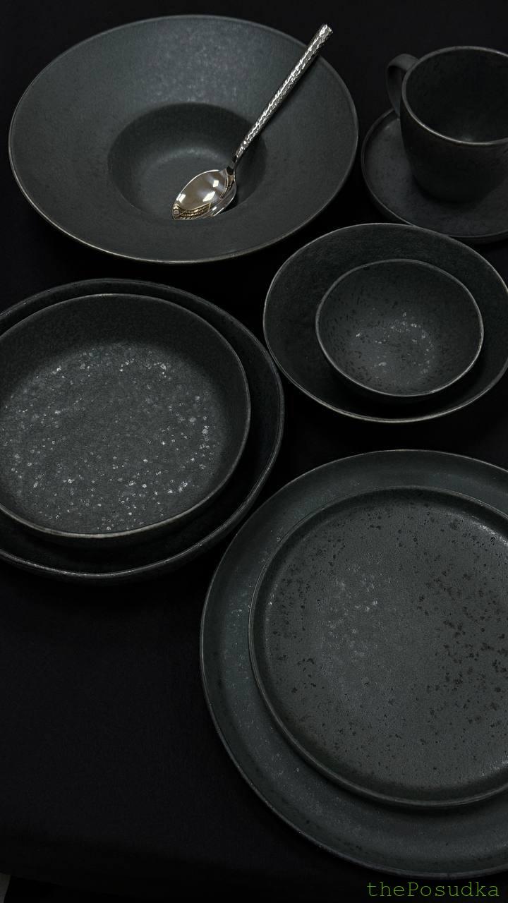 Набір тарілок на 6 персон "Шайні- дот" (18 предметів) Зображення 7 – thePosudka Набір тарілок на 6 персон "Шайні- дот" (18 предметів) - Зображення 7