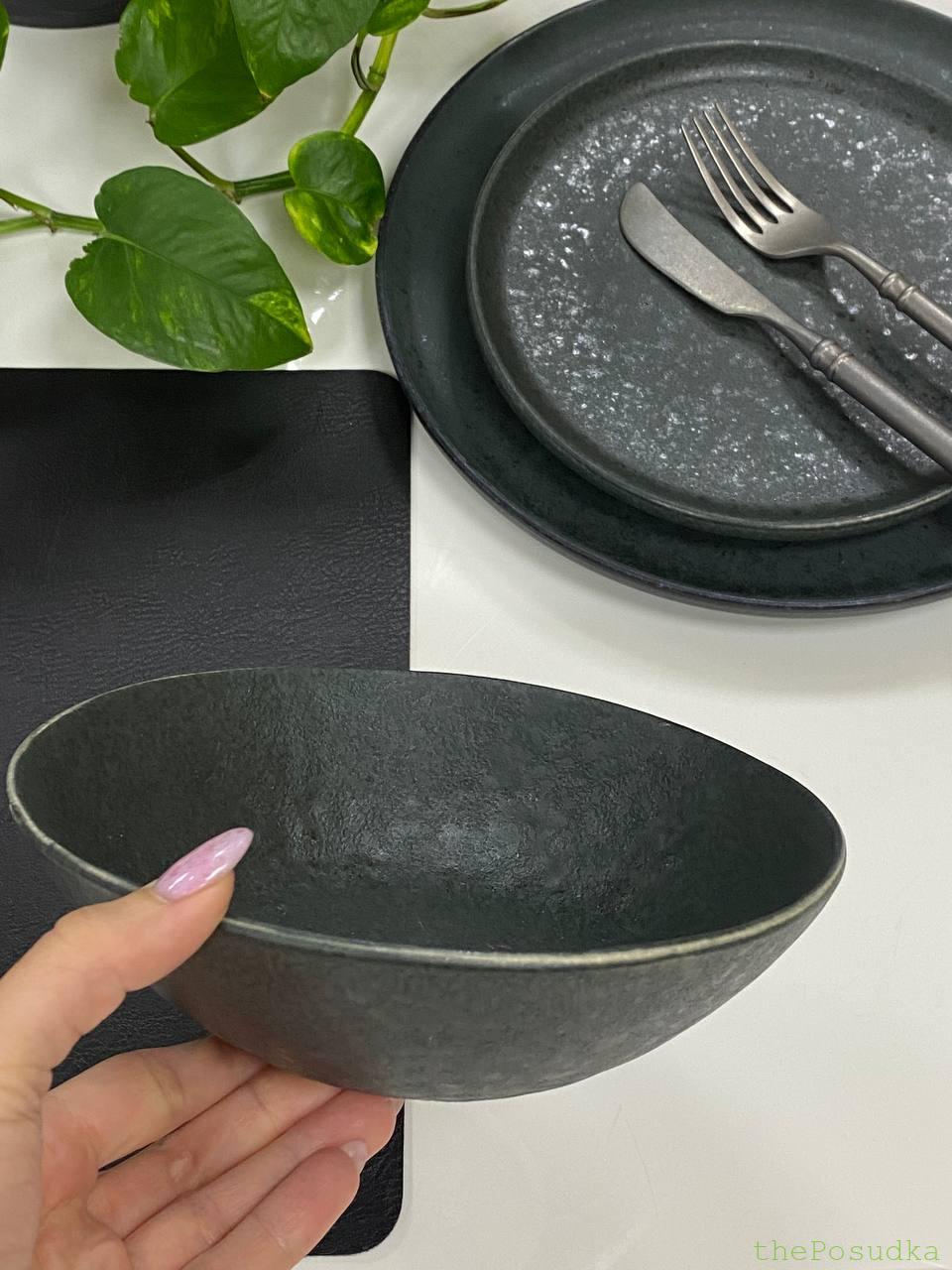 Набір тарілок на 4 персони "Шайні- дот" (12 предметів) Зображення 2 – thePosudka Набір тарілок на 4 персони "Шайні- дот" (12 предметів) - Зображення 2