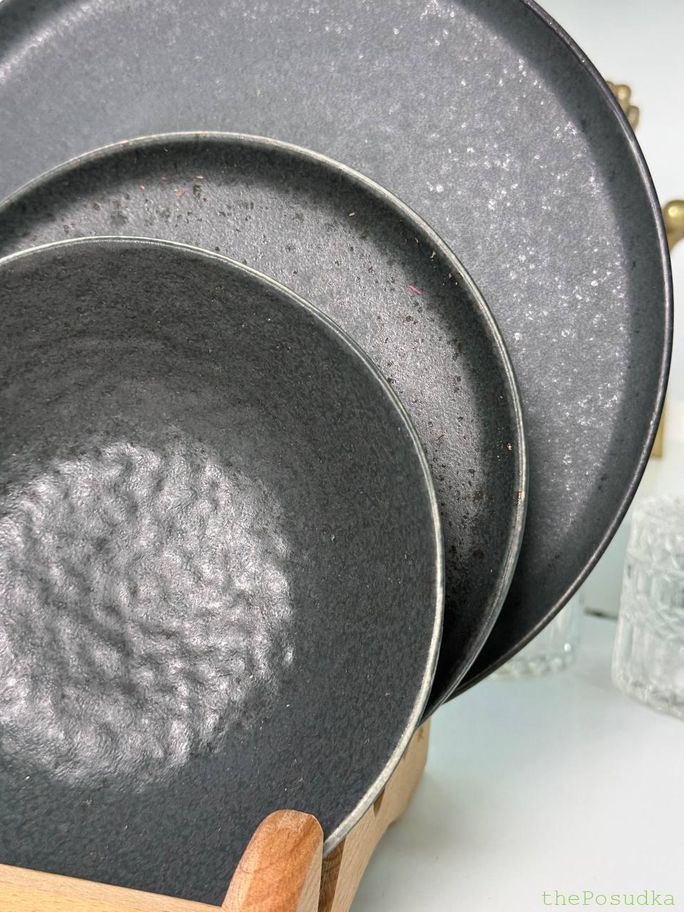 Набір тарілок на 6 персон "Шайні- дот" (18 предметів) Зображення 1 – thePosudka Набір тарілок на 6 персон "Шайні- дот" (18 предметів)