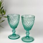 Набір 6 Келихів "Кедр-міні" Бірюзовий 250 мл