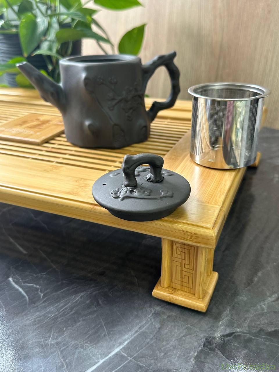 Набір Чайник 400 мл + 2 кружки 200 мл "Пеньок" Зображення 6 – thePosudka Набір Чайник 400 мл + 2 кружки 200 мл "Пеньок" - Зображення 6