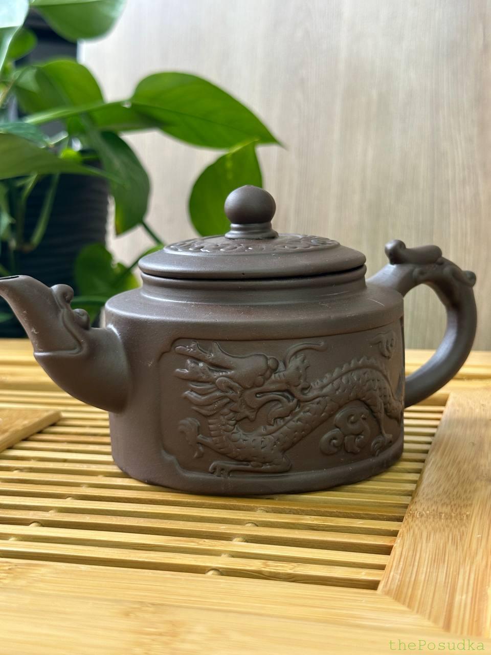 Чайник Глиняний 360 мл "ТЯНЬ-ЛУН - Небесний Дракон" Зображення 1 – thePosudka Чайник Глиняний 360 мл "ТЯНЬ-ЛУН - Небесний Дракон"