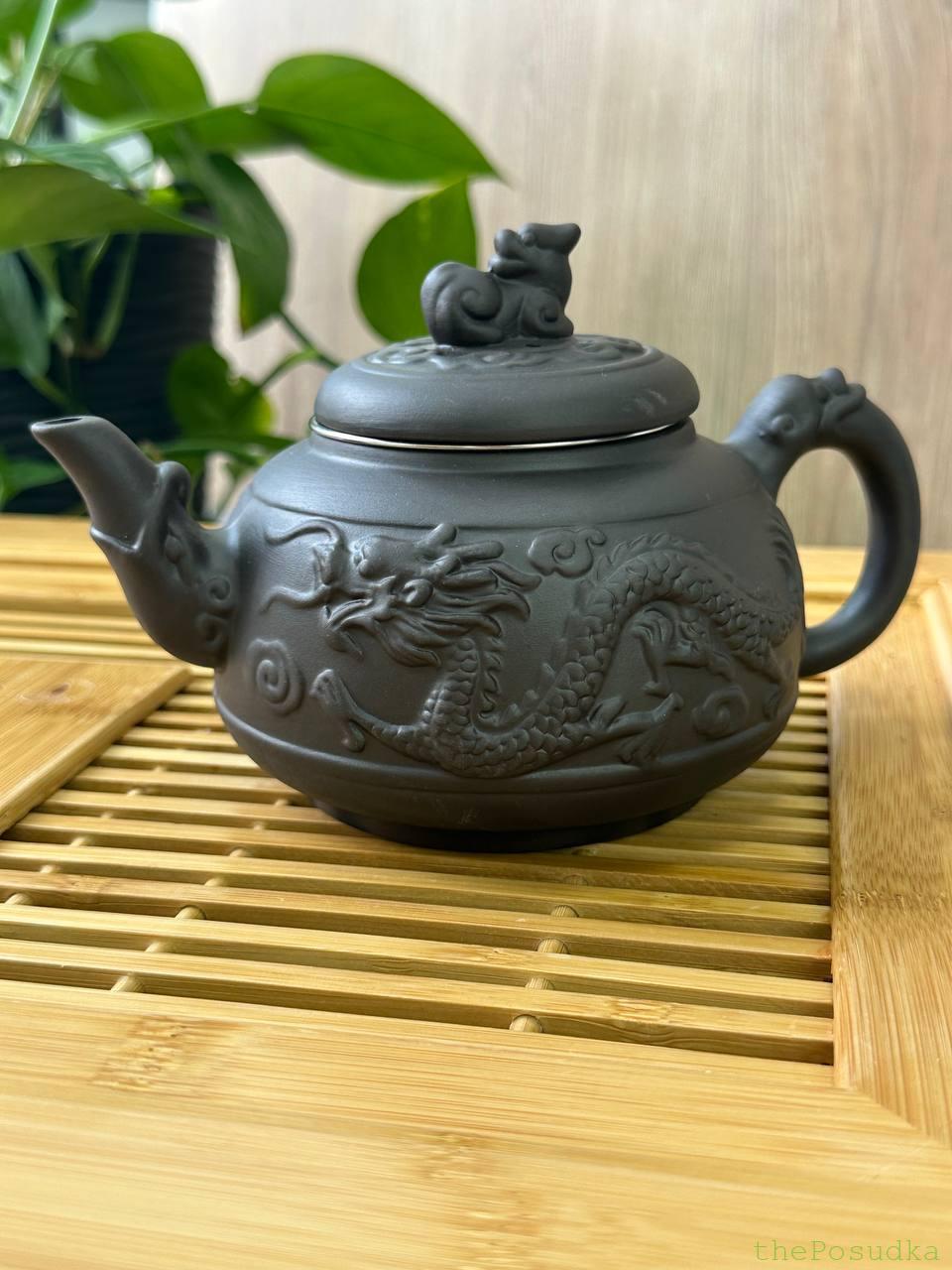 Чайник Глиняний 550 мл "Шень-Лун - Магічний Дракон" Зображення 3 – thePosudka Чайник Глиняний 550 мл "Шень-Лун - Магічний Дракон" - Зображення 3