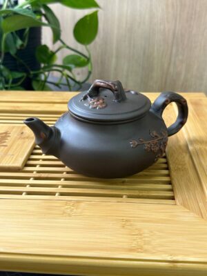 Доставка Посуду в Суми Зображення 8 – thePosudka Чайник Глиняний 450 мл "Червоний листок" + Подарункова Коробка