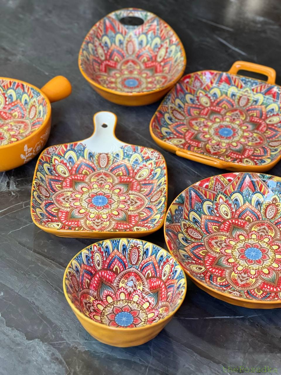 Тарілка глибока, Салатник 20 см "Мальована", 700 мл Зображення 7 – thePosudka Тарілка глибока, Салатник 20 см "Мальована", 700 мл - Зображення 7