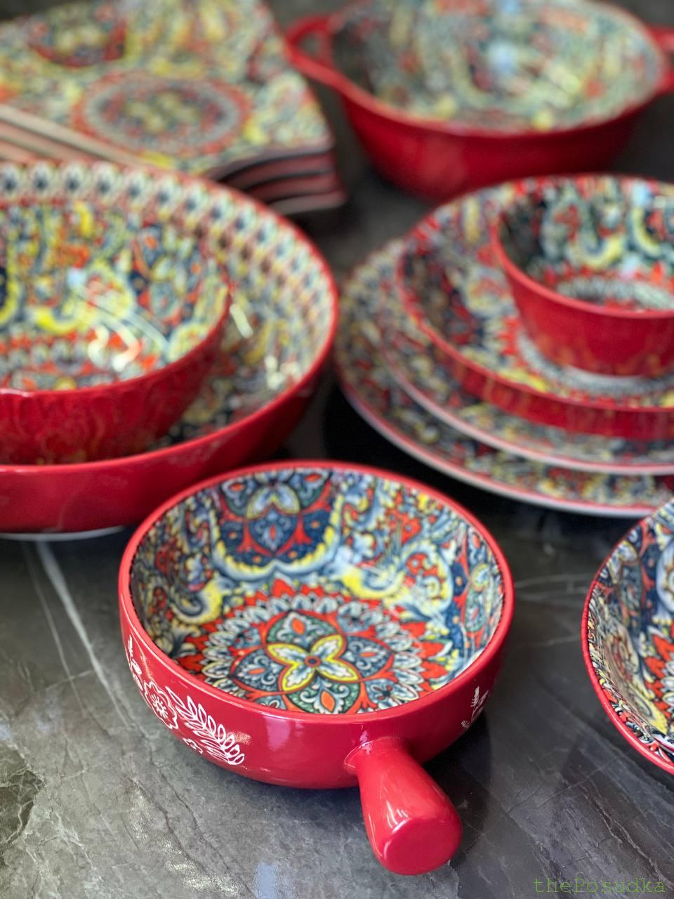 Салатник з Ручками 23*18,5*4 см "Мальований" Зображення 11 – thePosudka Салатник з Ручками 23*18,5*4 см "Мальований" - Зображення 11