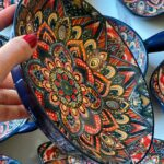 Тарілка глибока, Салатник 20 см "Мальована", 700 мл