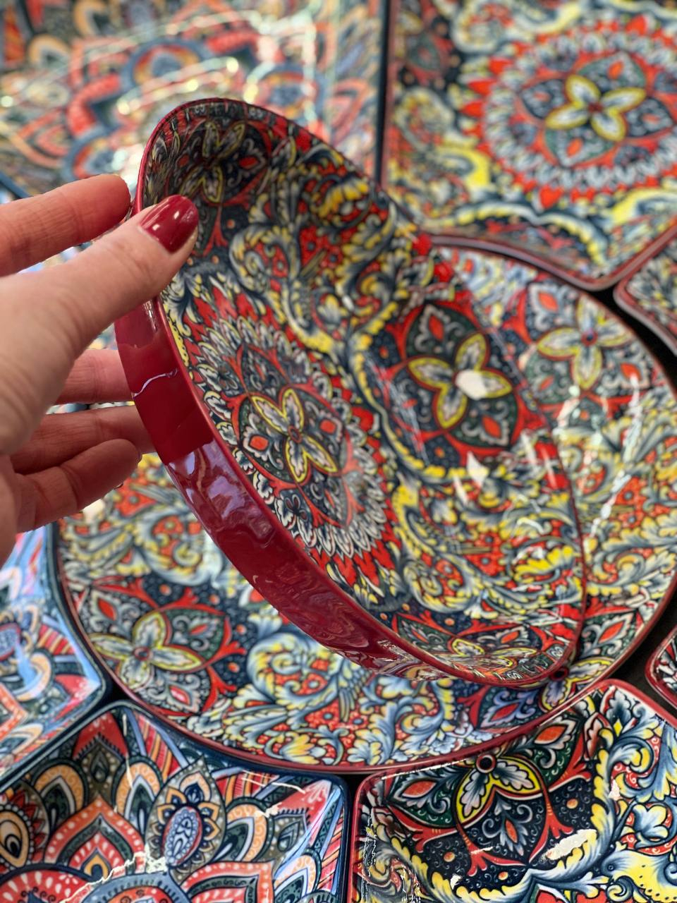 Тарілка глибока, Салатник 20 см "Мальована", 700 мл Зображення 2 – thePosudka Тарілка глибока, Салатник 20 см "Мальована", 700 мл - Зображення 2