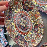 Тарілка 22 см підставна "Мальована"