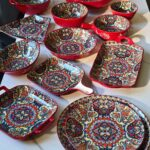 Тарілка 22 см підставна "Мальована"