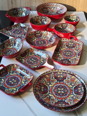 Доставка Посуду в Житомир Зображення 4 – thePosudka Тарілка 22 см підставна "Мальована"