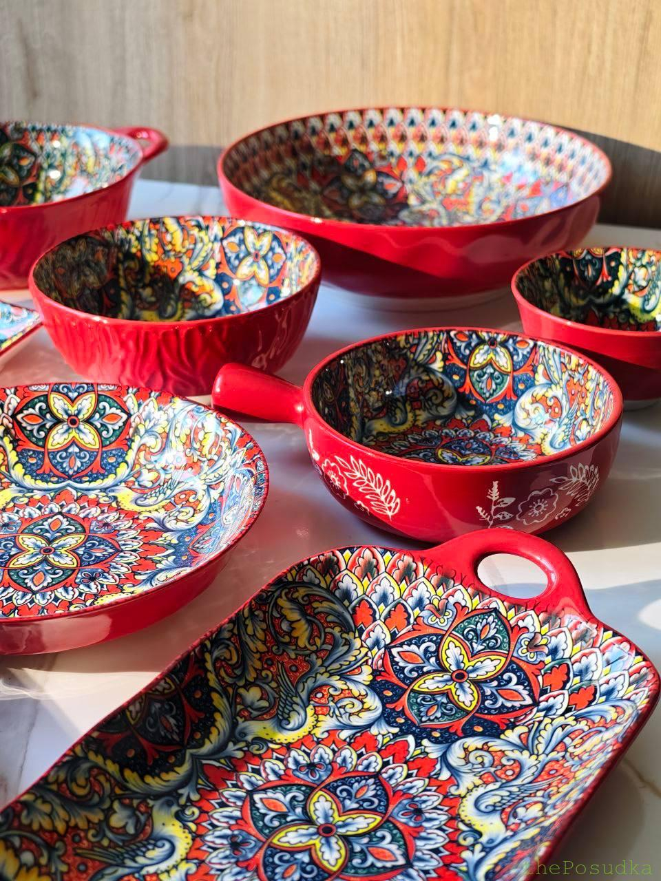 Салатник 26 см "Мальована", 2400 мл Зображення 6 – thePosudka Салатник 26 см "Мальована", 2400 мл - Зображення 6