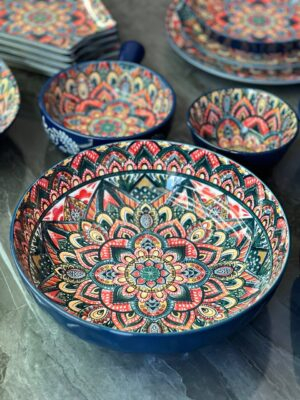 Доставка Посуду в Житомир Зображення 1 – thePosudka Салатник 26 см "Мальована", 2400 мл