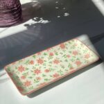 Тарілка прямокутна "Тригір'я" Квіткова, 25 * 11,5 см
