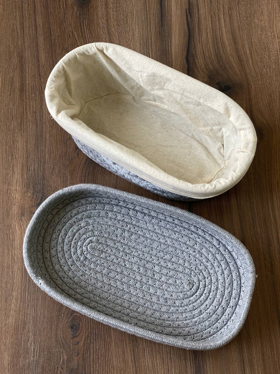 Корзина з кришкою Olens "Булка", 25х15х12 см Зображення 2 – thePosudka Корзина з кришкою Olens "Булка", 25х15х12 см - Зображення 2