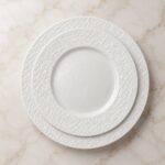 Тарілка "Кора" з широким бортом, 22*2 см / 27*2,5 см