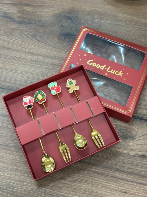 Набір 2 ложки + 2 виделки "Good Luck" 13 см